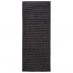 vidaXL Sisalteppich für Kratzbaum Schwarz 100x250 cm