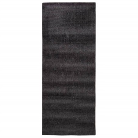 vidaXL Sisalteppich für Kratzbaum Schwarz 100x250 cm