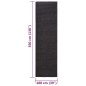 vidaXL Sisalteppich für Kratzbaum Schwarz 100x350 cm vidaXL Sisalteppich für Kratzbaum Schwarz 100x350 cm
