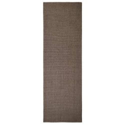 vidaXL Sisalteppich für Kratzbaum Braun 80x250 cm