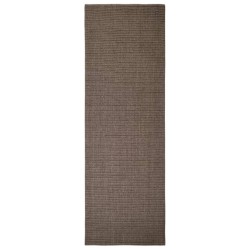 vidaXL Sisalteppich für Kratzbaum Braun 66x200 cm