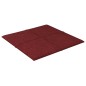 Wandpaneele 12 Stk. Weinrot 30x30 cm Stoff 1,08 m² Wandpaneele 12 Stk. Weinrot 30x30 cm Stoff 1,08 m²