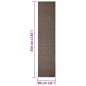 vidaXL Sisalteppich für Kratzbaum Braun 80x350 cm vidaXL Sisalteppich für Kratzbaum Braun 80x350 cm