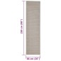 vidaXL Sisalteppich für Kratzbaum Sandfarben 66x250 cm vidaXL Sisalteppich für Kratzbaum Sandfarben 66x250 cm