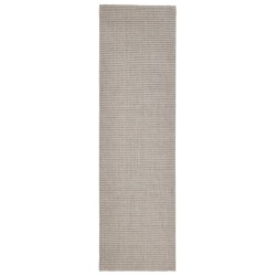 vidaXL Sisalteppich für Kratzbaum Sandfarben 100x350 cm