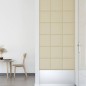 Wandpaneele 12 Stk. Creme 30x30 cm Kunstleder 1,08 m² Wandpaneele 12 Stk. Creme 30x30 cm Kunstleder 1,08 m²