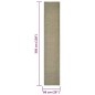 vidaXL Sisalteppich für Kratzbaum Taupe 66x350 cm vidaXL Sisalteppich für Kratzbaum Taupe 66x350 cm