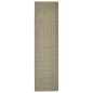 vidaXL Sisalteppich für Kratzbaum Taupe 80x300 cm vidaXL Sisalteppich für Kratzbaum Taupe 80x300 cm