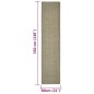 vidaXL Sisalteppich für Kratzbaum Taupe 80x350 cm vidaXL Sisalteppich für Kratzbaum Taupe 80x350 cm