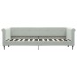 vidaXL Tagesbett mit Matratze Hellgrau 80x200 cm Samt vidaXL Tagesbett mit Matratze Hellgrau 80x200 cm Samt