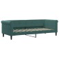 vidaXL Tagesbett mit Matratze Dunkelgrün 80x200 cm Samt vidaXL Tagesbett mit Matratze Dunkelgrün 80x200 cm Samt