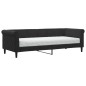 vidaXL Tagesbett mit Matratze Schwarz 80x200 cm Samt vidaXL Tagesbett mit Matratze Schwarz 80x200 cm Samt