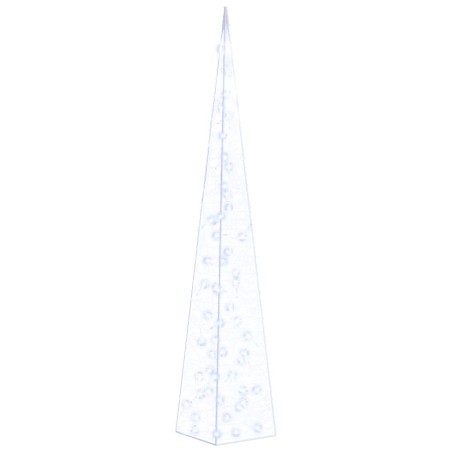 vidaXL LED-Leuchtkegel Acryl Deko Blau 120 cm 