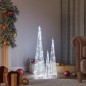 vidaXL LED-Leuchtkegel-Set Acryl Deko Kaltweiß 30/45/60 cm vidaXL LED-Leuchtkegel-Set Acryl Deko Kaltweiß 30/45/60 cm