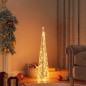 vidaXL LED-Leuchtkegel Acryl Deko Warmweiß 90 cm vidaXL LED-Leuchtkegel Acryl Deko Warmweiß 90 cm