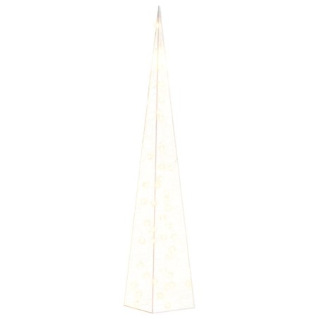 vidaXL LED-Leuchtkegel Acryl Deko Warmweiß 90 cm  