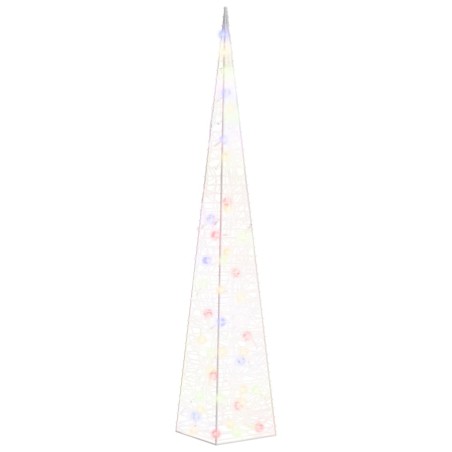 vidaXL LED-Leuchtkegel Acryl Deko Mehrfarbig 120 cm