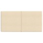 Wandpaneele 12 Stk. Creme 60x30 cm Stoff 2,16 m² Wandpaneele 12 Stk. Creme 60x30 cm Stoff 2,16 m²