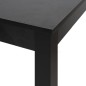 vidaXL Bartisch MDF Schwarz 55x55x107 cm vidaXL Bartisch MDF Schwarz 55x55x107 cm