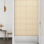 Wandpaneele 12 Stk. Creme 60x30 cm Stoff 2,16 m² Wandpaneele 12 Stk. Creme 60x30 cm Stoff 2,16 m²