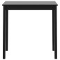 vidaXL Bartisch MDF Schwarz 115×55×107 cm vidaXL Bartisch MDF Schwarz 115×55×107 cm