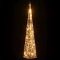 vidaXL Leuchtkegel Weihnachtsdekoration 30 LEDs Warmweiß 60 cm Acryl vidaXL Leuchtkegel Weihnachtsdekoration 30 LEDs Warmweiß 60 cm Acryl