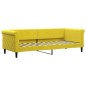 vidaXL Tagesbett mit Matratze Gelb 80x200 cm Samt vidaXL Tagesbett mit Matratze Gelb 80x200 cm Samt