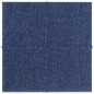 Wandpaneele 12 Stk. Blau 30x30 cm Stoff 1,08 m² Wandpaneele 12 Stk. Blau 30x30 cm Stoff 1,08 m²