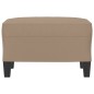 vidaXL Fußhocker Cappuccino-Braun 60x50x41 cm Kunstleder vidaXL Fußhocker Cappuccino-Braun 60x50x41 cm Kunstleder