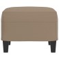 vidaXL Fußhocker Cappuccino-Braun 60x50x41 cm Kunstleder vidaXL Fußhocker Cappuccino-Braun 60x50x41 cm Kunstleder