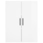vidaXL Highboard Hochglanz-Weiß 69,5x34x180 cm Holzwerkstoff vidaXL Highboard Hochglanz-Weiß 69,5x34x180 cm Holzwerkstoff