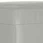 vidaXL Fußhocker Hellgrau 60x50x41 cm Mikrofasergewebe vidaXL Fußhocker Hellgrau 60x50x41 cm Mikrofasergewebe