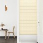 Wandpaneele 12 Stk. Creme 90x15 cm Kunstleder 1,62 m² Wandpaneele 12 Stk. Creme 90x15 cm Kunstleder 1,62 m²
