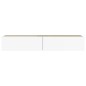 vidaXL TV-Schrank mit LED-Leuchten Weiß und Sonoma-Eiche 90x35x15,5 cm vidaXL TV-Schrank mit LED-Leuchten Weiß und Sonoma-Eiche 90x35x15,5 cm