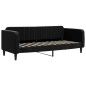 vidaXL Tagesbett Ausziehbar mit Matratzen Schwarz 80x200 cm Samt vidaXL Tagesbett Ausziehbar mit Matratzen Schwarz 80x200 cm Samt