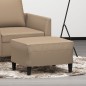vidaXL Fußhocker Cappuccino-Braun 60x50x41 cm Kunstleder vidaXL Fußhocker Cappuccino-Braun 60x50x41 cm Kunstleder