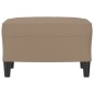 vidaXL Fußhocker Cappuccino-Braun 60x50x41 cm Kunstleder vidaXL Fußhocker Cappuccino-Braun 60x50x41 cm Kunstleder
