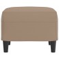 vidaXL Fußhocker Cappuccino-Braun 60x50x41 cm Kunstleder vidaXL Fußhocker Cappuccino-Braun 60x50x41 cm Kunstleder