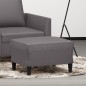 vidaXL Fußhocker Grau 60x50x41 cm Kunstleder vidaXL Fußhocker Grau 60x50x41 cm Kunstleder
