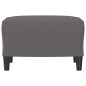 vidaXL Fußhocker Grau 60x50x41 cm Kunstleder vidaXL Fußhocker Grau 60x50x41 cm Kunstleder