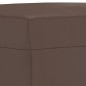 vidaXL Fußhocker Braun 60x50x41 cm Kunstleder vidaXL Fußhocker Braun 60x50x41 cm Kunstleder