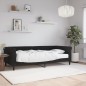 vidaXL Tagesbett mit Matratze Schwarz 90x200 cm Samt vidaXL Tagesbett mit Matratze Schwarz 90x200 cm Samt