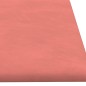Wandpaneele 12 Stk. Rosa 60x15 cm Samt 1,08 m² Wandpaneele 12 Stk. Rosa 60x15 cm Samt 1,08 m²