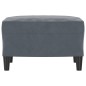 vidaXL Fußhocker Dunkelgrau 60x50x41 cm Samt vidaXL Fußhocker Dunkelgrau 60x50x41 cm Samt