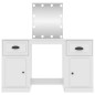 vidaXL Schminktisch mit LED Weiß 130x50x132,5 cm vidaXL Schminktisch mit LED Weiß 130x50x132,5 cm