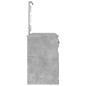vidaXL Schminktisch mit LED-Leuchten Betongrau 130x50x132,5 cm vidaXL Schminktisch mit LED-Leuchten Betongrau 130x50x132,5 cm