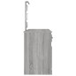 vidaXL Schminktisch mit LED-Leuchten Grau Sonoma 130x50x132,5 cm vidaXL Schminktisch mit LED-Leuchten Grau Sonoma 130x50x132,5 cm