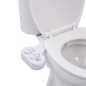 vidaXL Bidet-Aufsatz für Toilettensitz Heißes Kaltes Wasser Einzeldüse vidaXL Bidet-Aufsatz für Toilettensitz Heißes Kaltes Wasser Einzeldüse