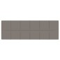 Wandpaneele 12 Stk. Hellgrau 90x30 cm Samt 3,24 m² Wandpaneele 12 Stk. Hellgrau 90x30 cm Samt 3,24 m²