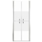 vidaXL Duschtür Halbmatt ESG 86x190 cm vidaXL Duschtür Halbmatt ESG 86x190 cm